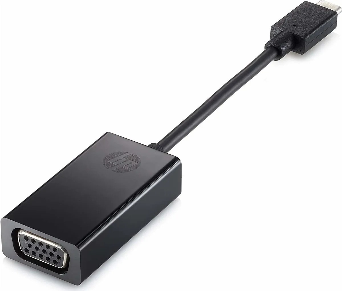 HP P7Z54AA USB-C naar VGA-adapter - Zwart