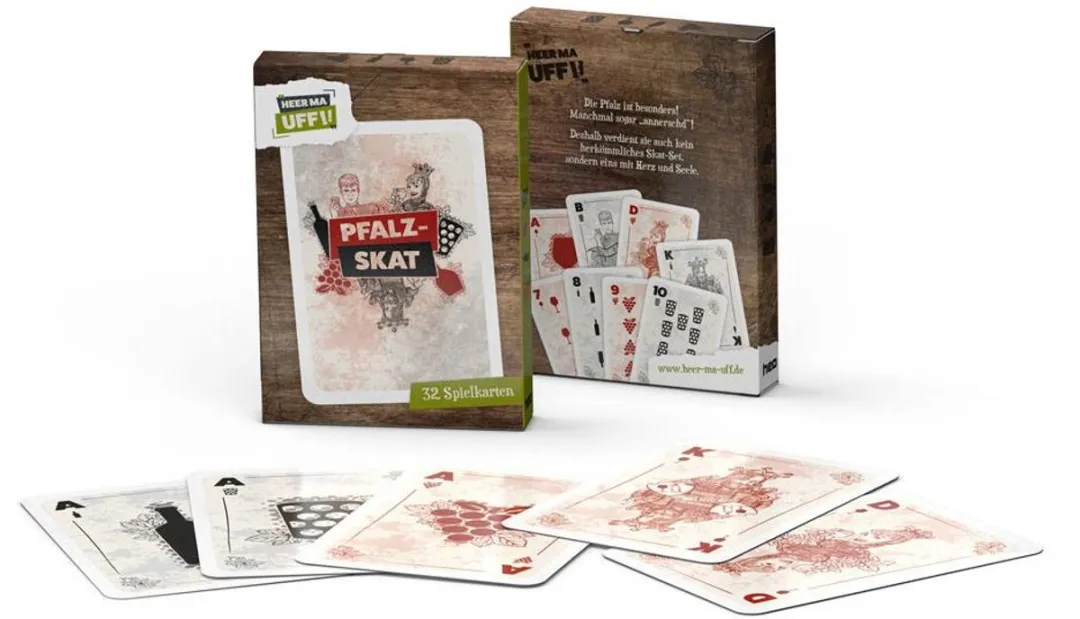 heo Games Heer ma uff!! - Pfalz-Skat Playing Cards / Speelkaarten