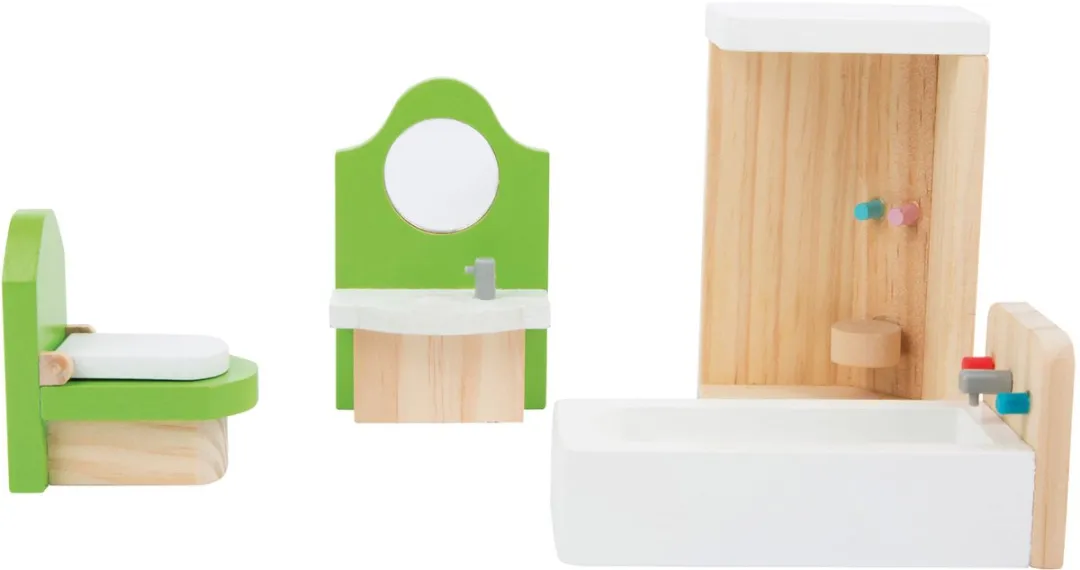 Small Foot Houten Poppenhuis Meubeltjes Badkamer