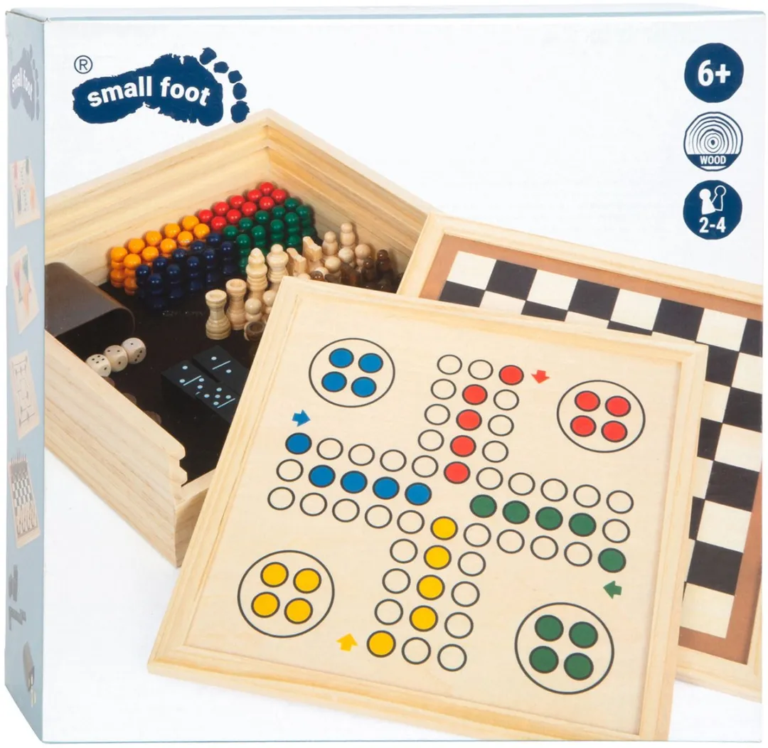 Small Foot Houten Spellen 7 Klassiekers - Multicolor