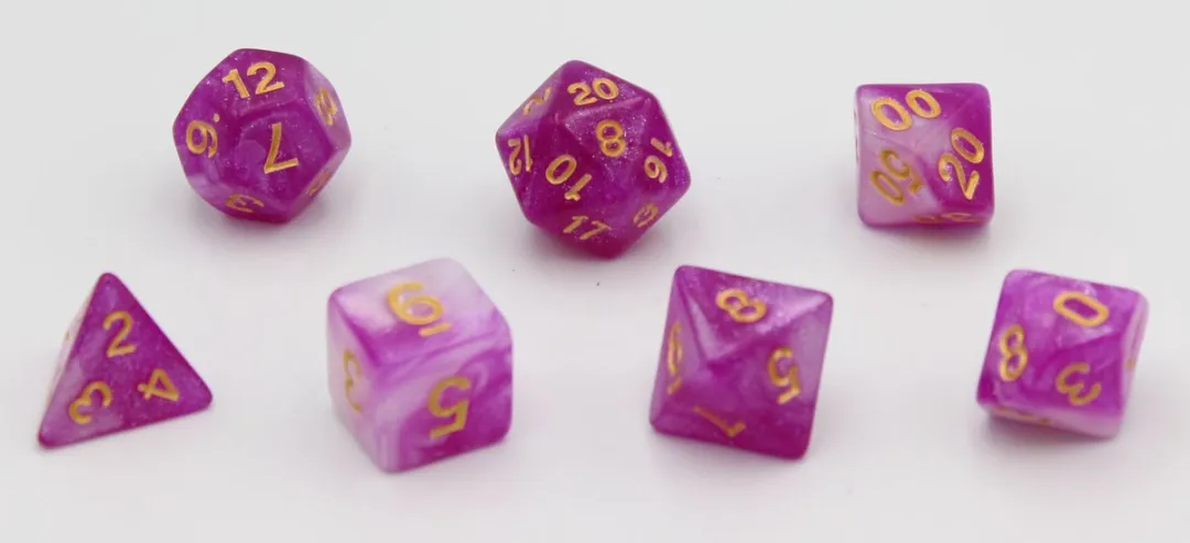 HOT Games Stardust D&D Dobbelstenen Set