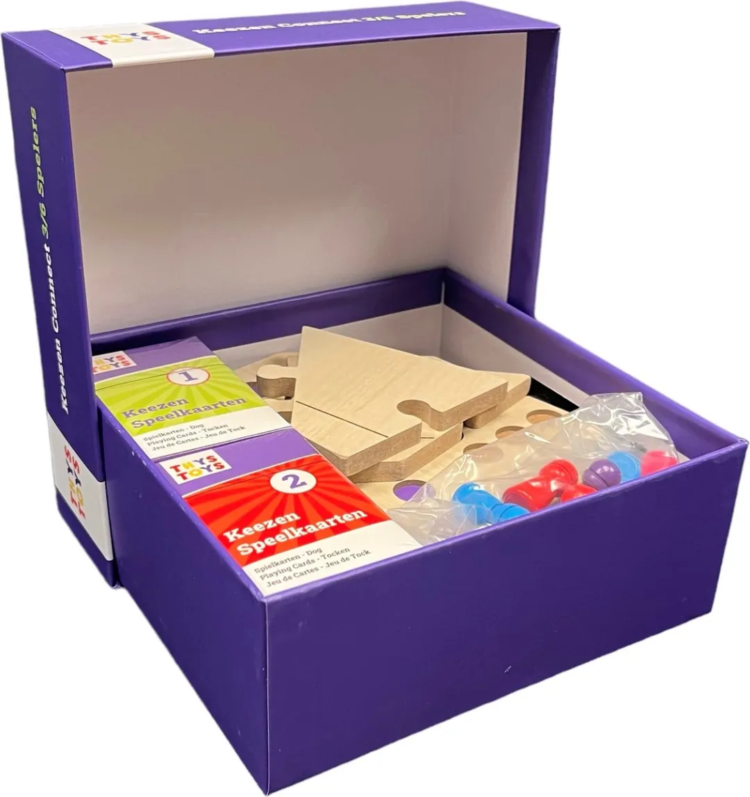 ThysToys Keezen Bordspel Connect Deluxe - 3-6 Spelers - afbeelding 6 van 6