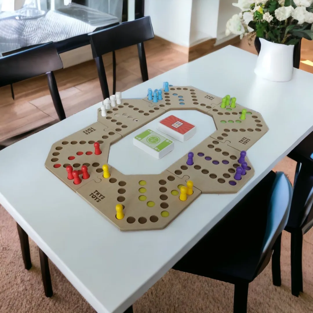 ThysToys Keezen Bordspel Connect Deluxe - 3-6 Spelers