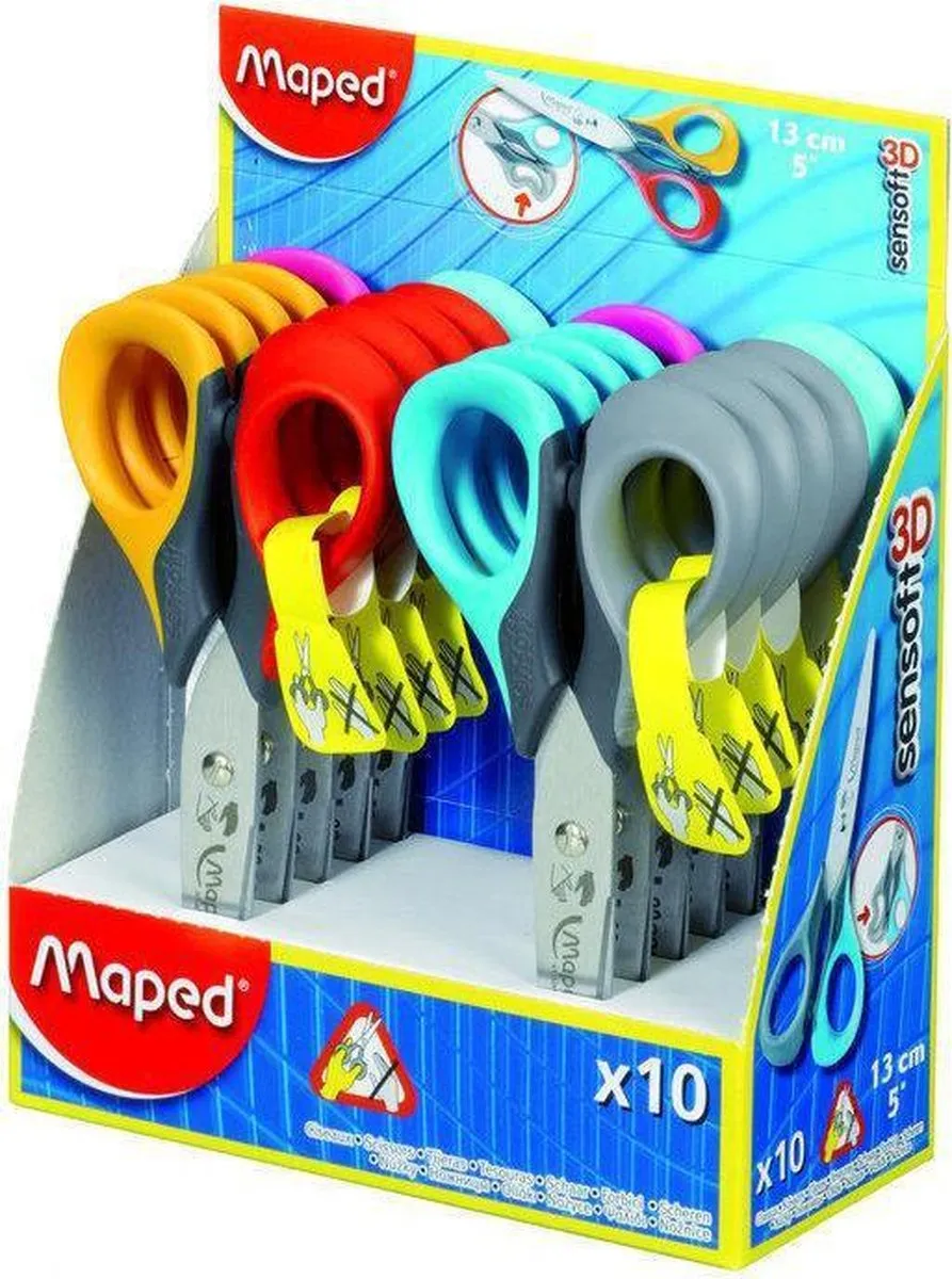 Maped Sensoft 3D Linkshandige Schaar 13cm