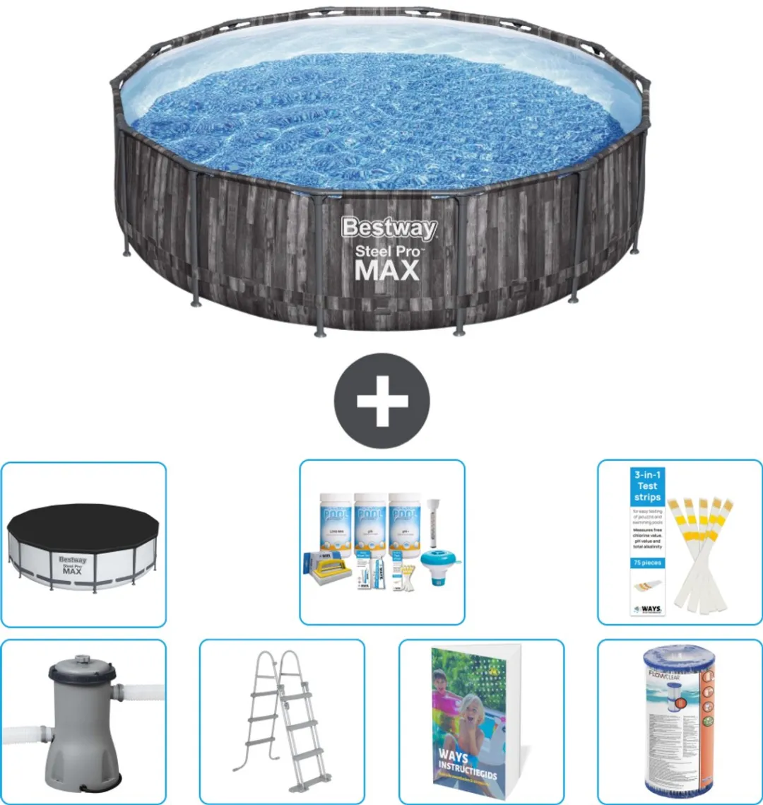 Bestway Steel Pro MAX Zwembad 427cm
