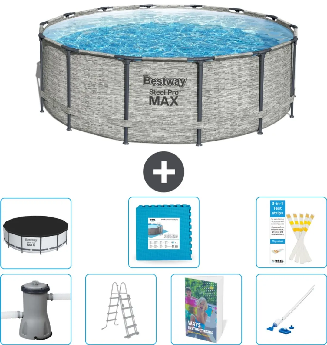 Bestway Steel Pro MAX Zwembad 427x122cm