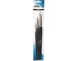 Creativ Company Artist Line Spitse Penselen - 3 Stuks