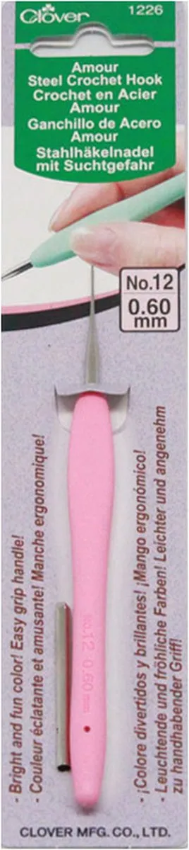Clover Amour Haaknaald 0.60mm - 3 Stuks Multikleur