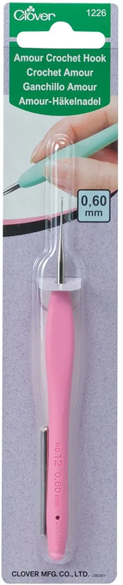 Clover Amour Haaknaald 0.60mm - 3 Stuks Multikleur