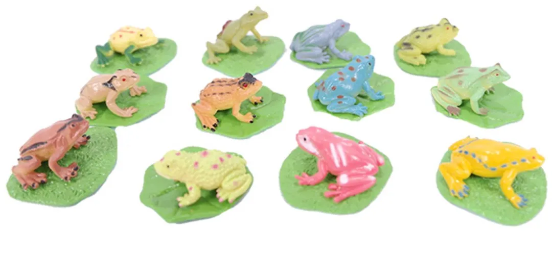 PIA Soft Toys Kikker op blad