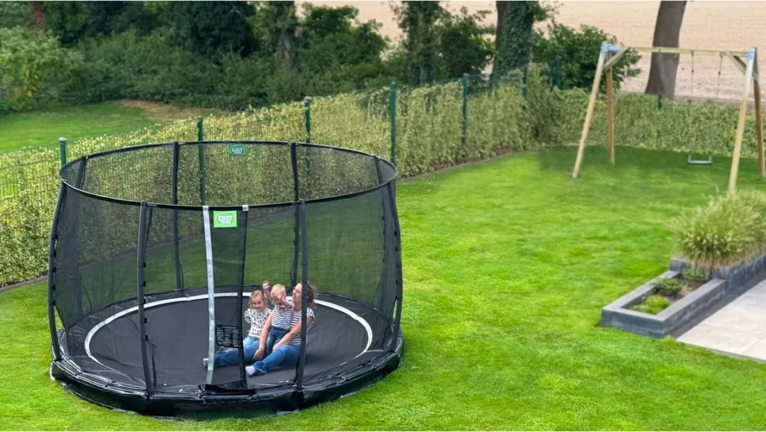 EXIT Allure Premium Trampoline Ø427cm - Zwart