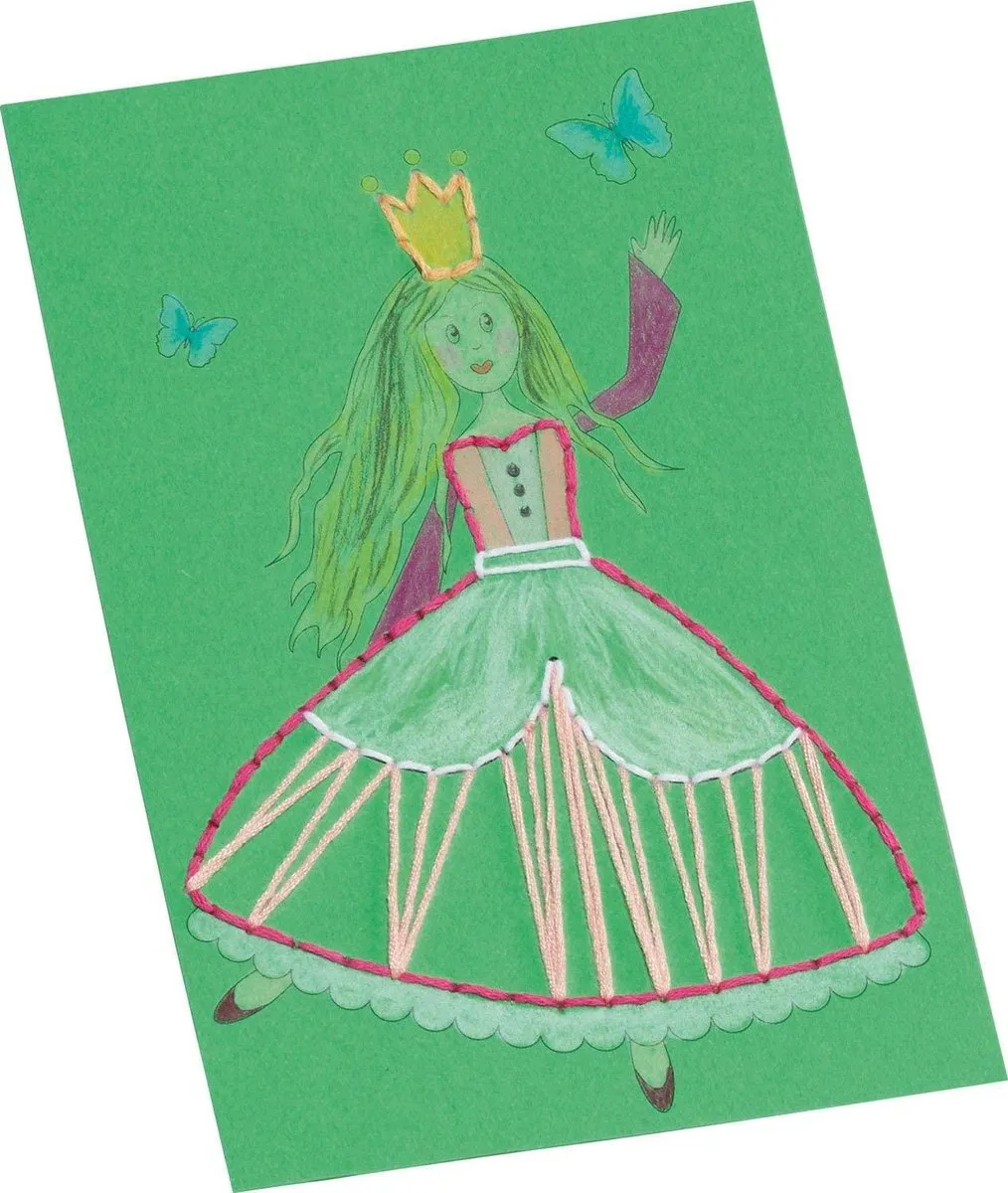 Folia Borduurkaarten - 50-delig - 8 Kleuren