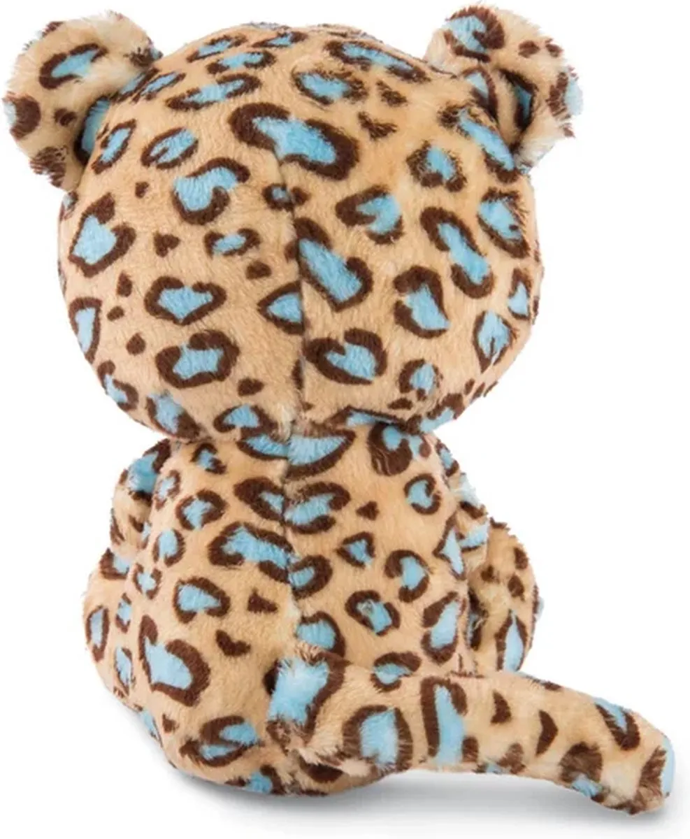 Nici Luipaard Lassi Pluche Knuffel 25cm - Beige/Blauw