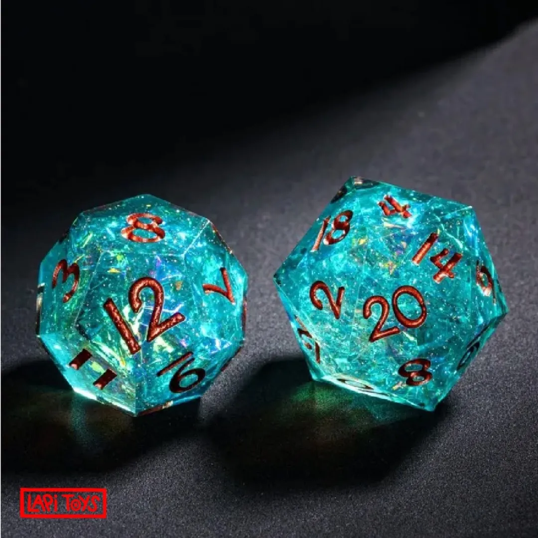 Lapi Toys D&D Doosset Scherpe Rand - 7-delig Groen