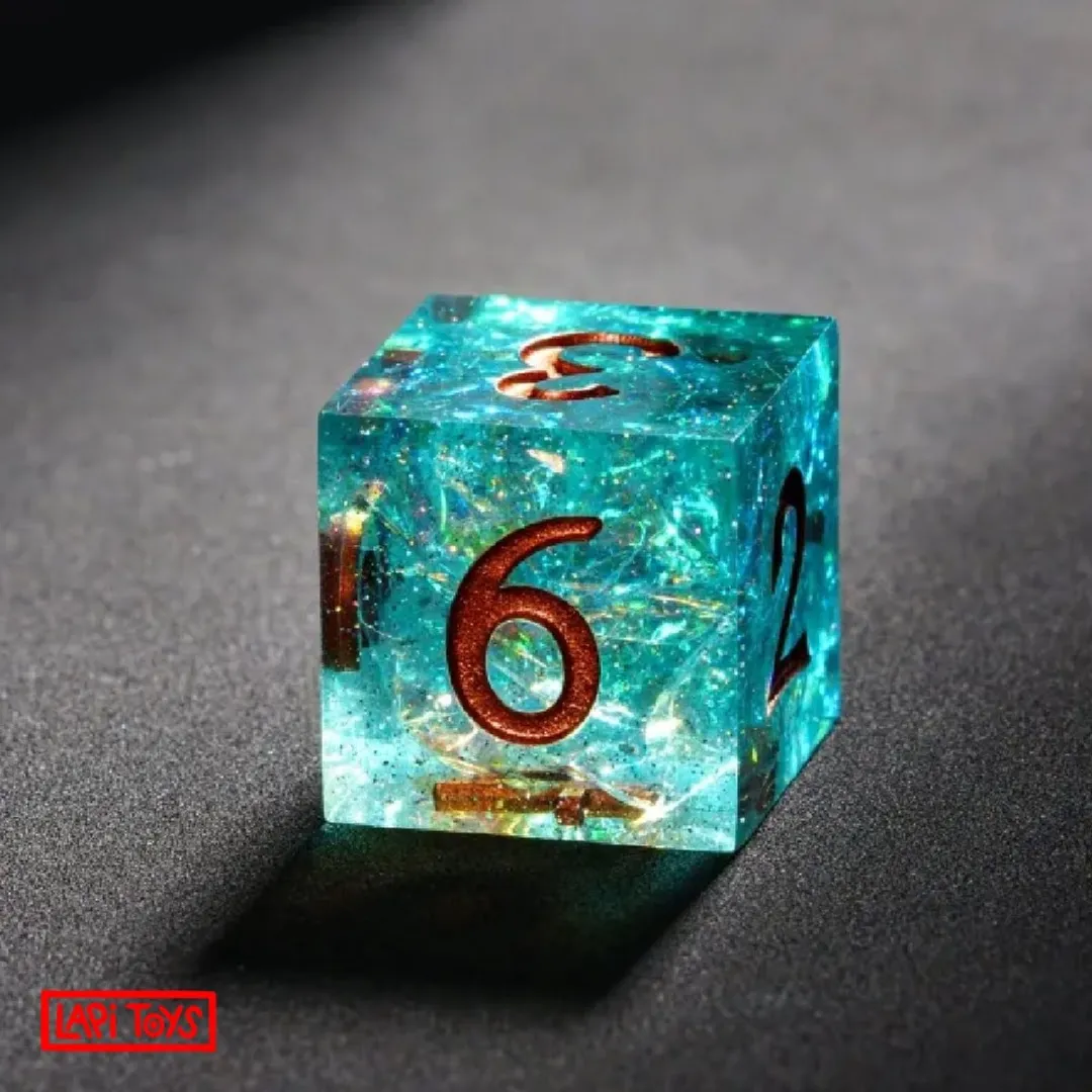 Lapi Toys D&D Doosset Scherpe Rand - 7-delig Groen
