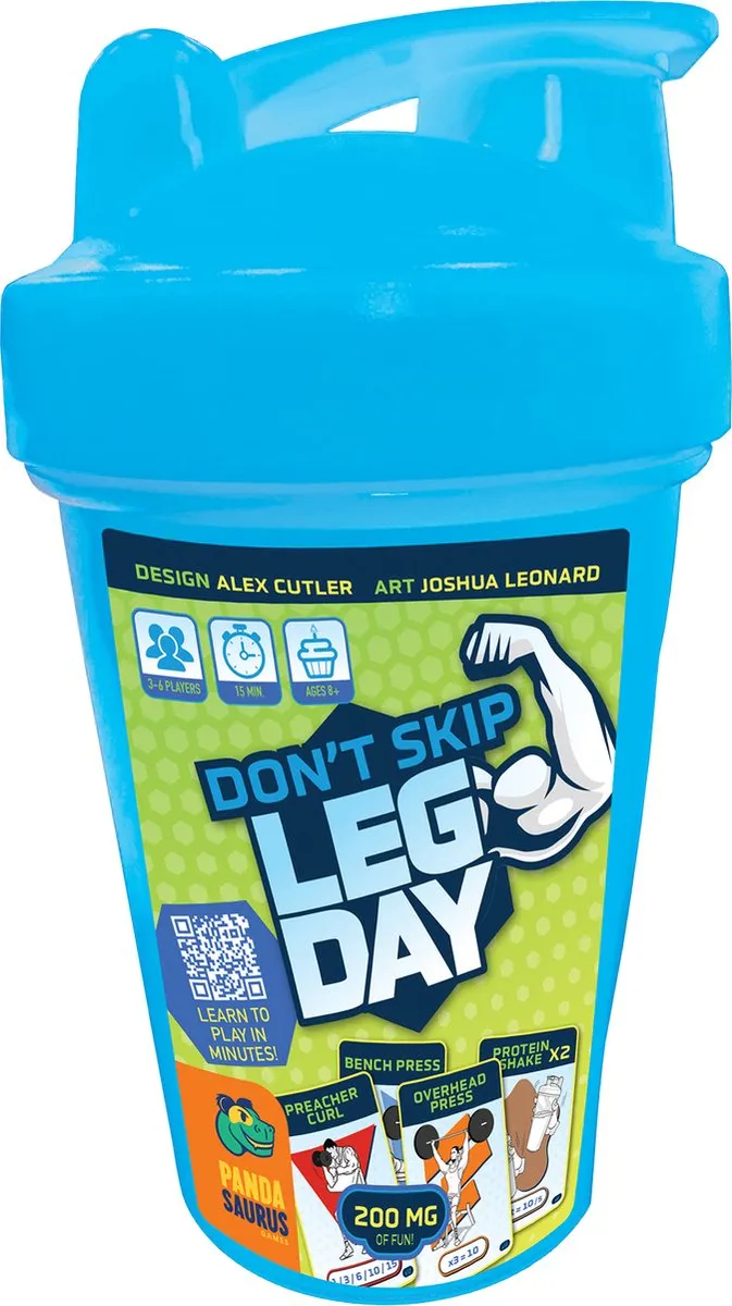 Pandasaurus Games Don't Skip Leg Day Kaartspel
