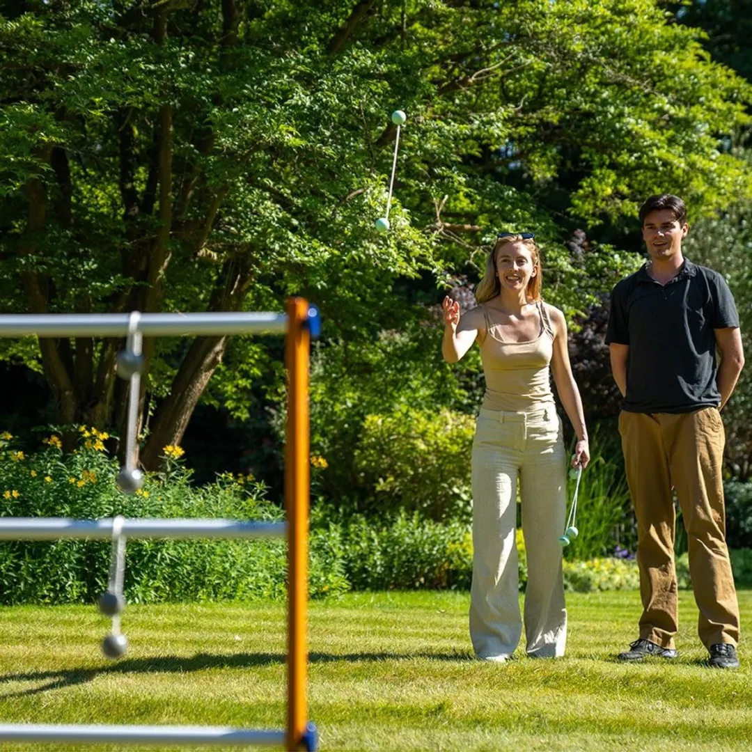 Ubergames Laddergolfspel 4 Personen - Hardhout - Met Tas - 4 Kleuren