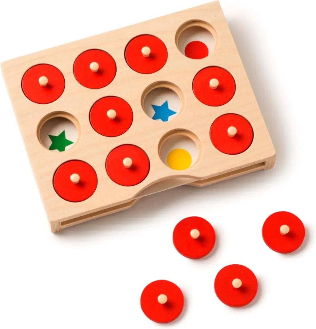 Toys for Life Zoek en Vind Houten Speelgoed - Assorti