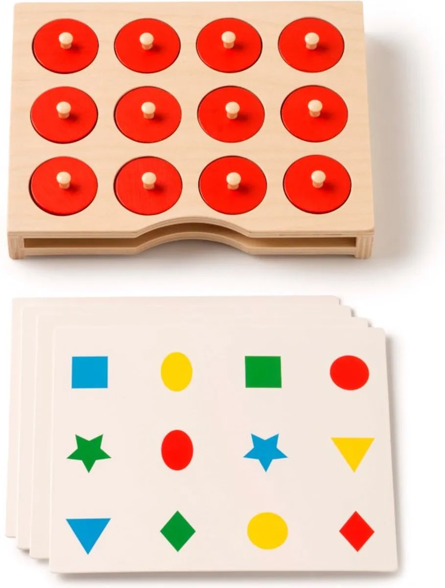 Toys for Life Zoek en Vind Houten Speelgoed - Assorti