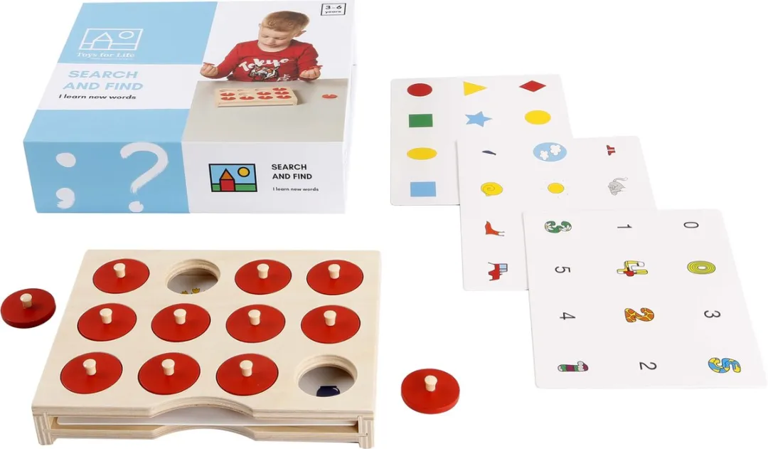 Toys for Life Zoek en Vind Houten Speelgoed