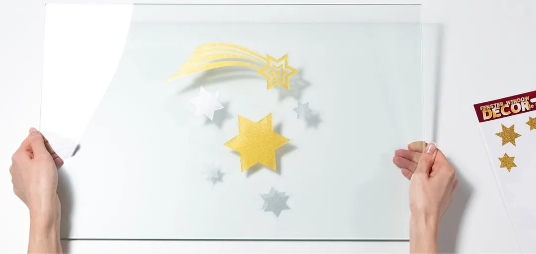 Herma Raamstickers Kerst Sterren - 15 Stuks Zilver - afbeelding 6 van 6