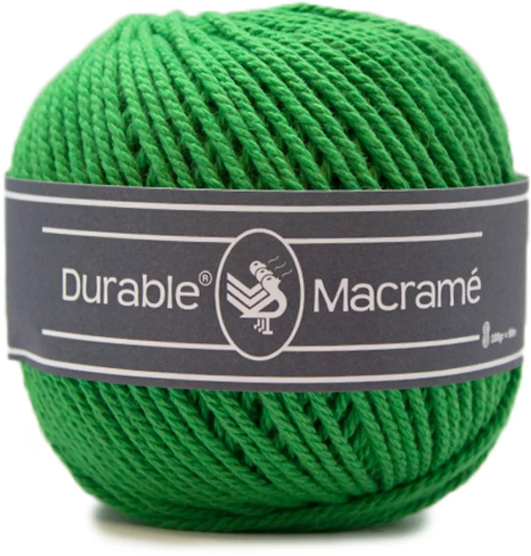 Durable Macramé Garen 1 Stuk - Bright Green