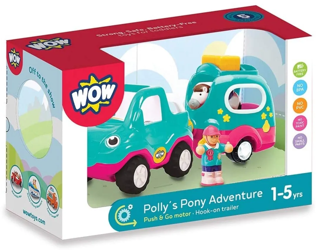 WOW Toys Polly's Pony Avontuur Speelgoedset WW 10349 - Multicolor