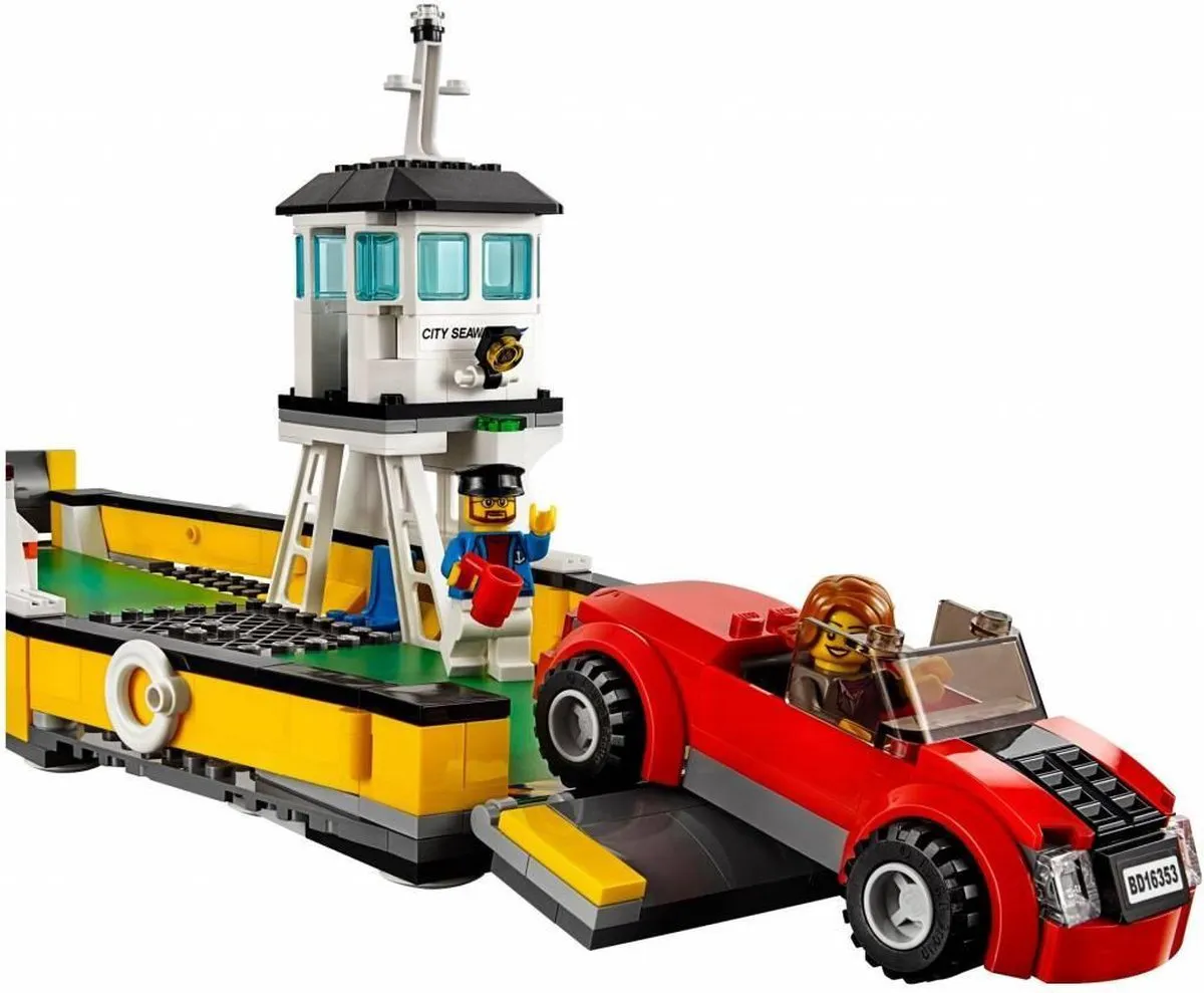 LEGO City 60119 Veerpont - 301 Stukken - 2 Minifiguren - Blauw