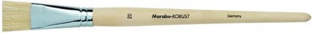 Marabu Robust Penseel Witte Platte Borstel