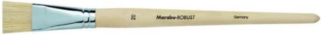 Marabu Robust Penseel Witte Platte Borstel - Taille 20