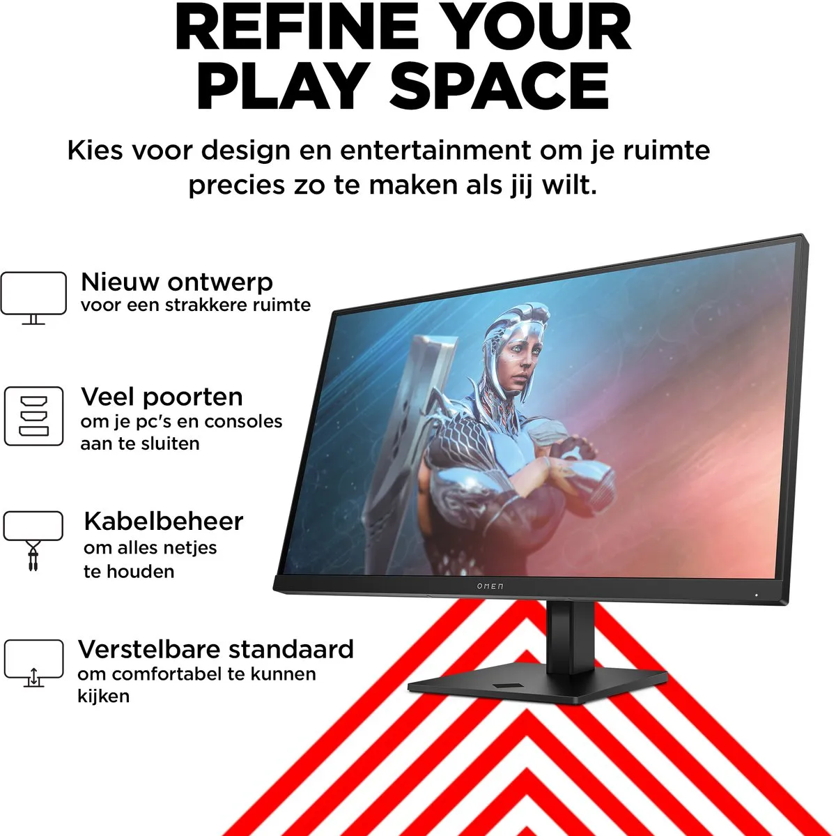 HP Omen 27 Gaming Monitor 165Hz - 27 inch
