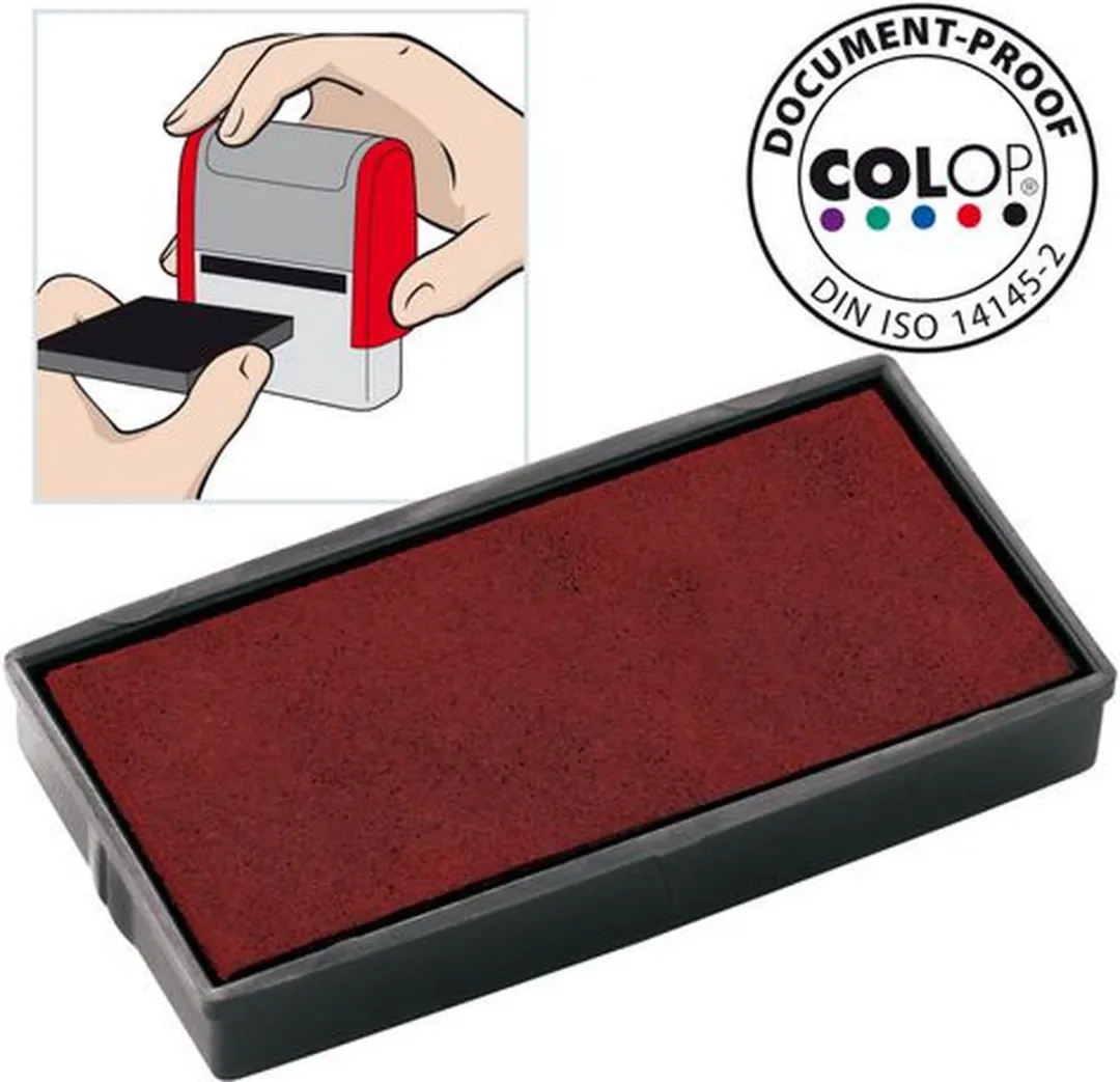 Colop Reserve Kussen Rood voor Printer 30 - 2 Stuks