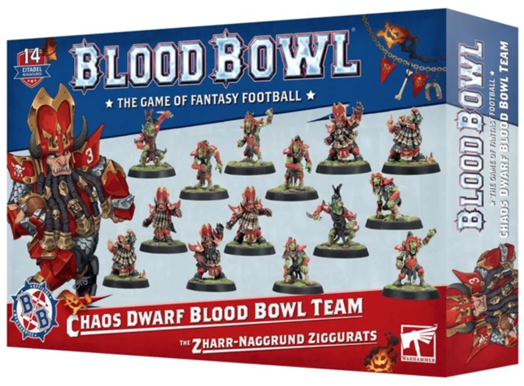 Games Workshop Blood Bowl Chaos Dwarf Team
