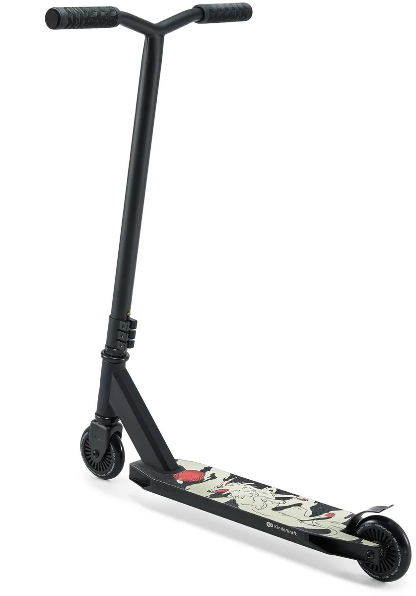 KinderKraft SOLIS Sportstep - 10cm Wielen - ABEC-9 - Zwart