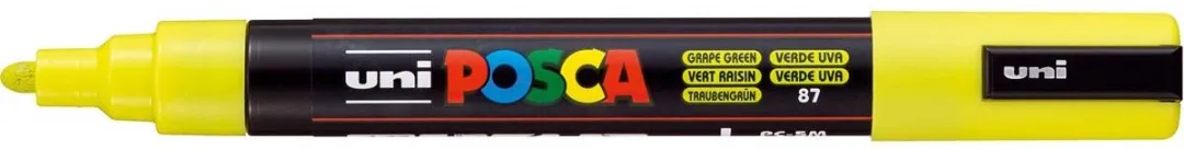 Uni Posca paintmarker PC-5M | 1 | 8 - 2 | 5 mm | ronde punt | druifgroen