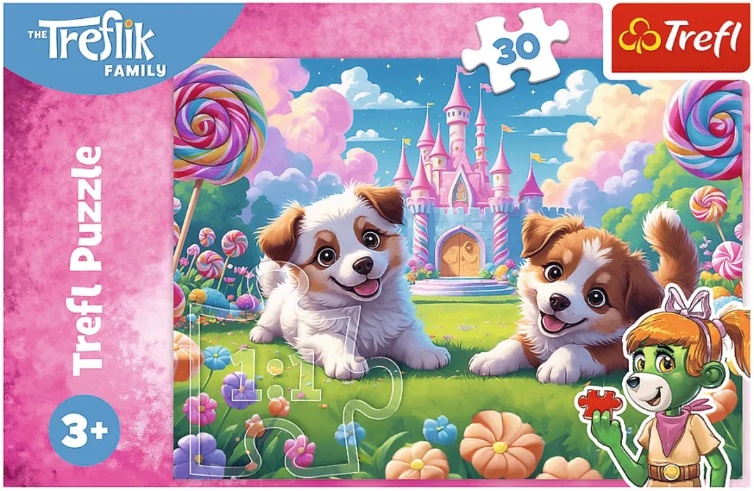 Trefl Stripfiguren Puzzel 30 Stuks - Meerkleurig