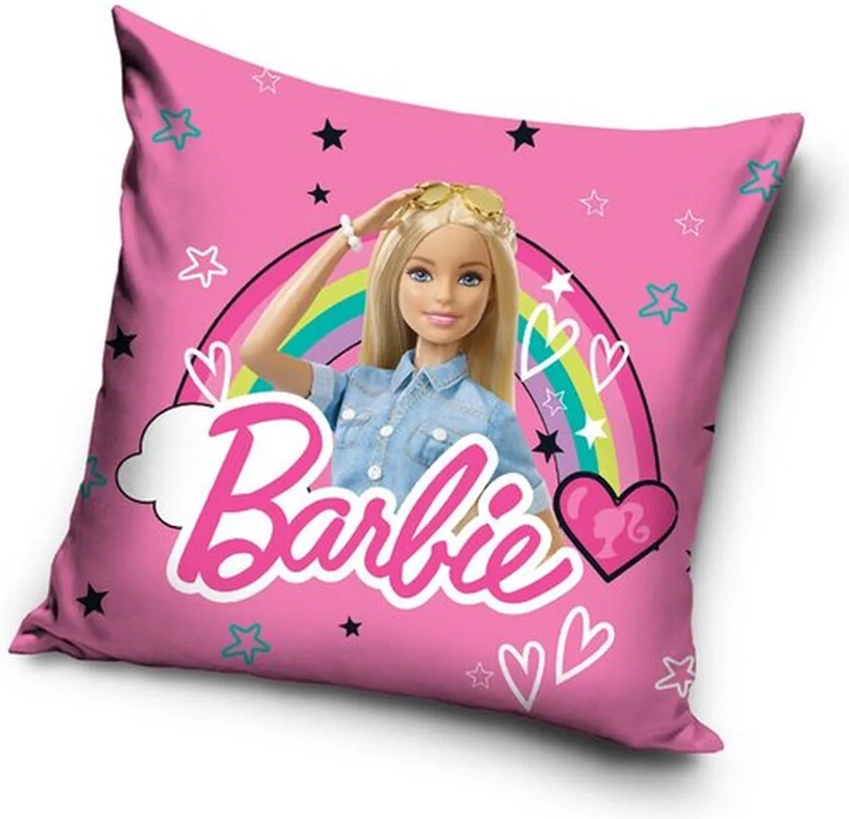 Barbie Sierkussen 40x40cm Roze