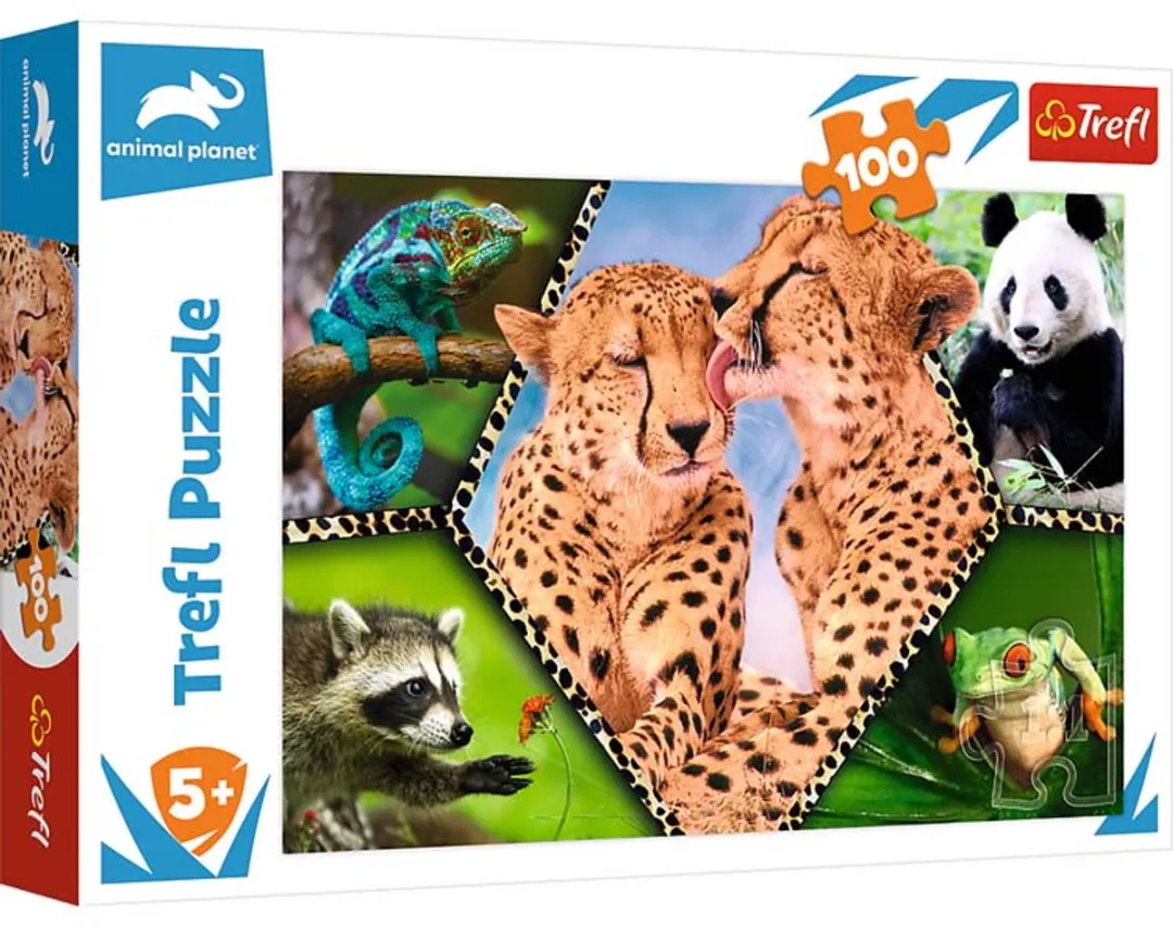 Trefl 100 Puzzels - Ontdekking Animal Planet 100 Stuks - Meerkleurig