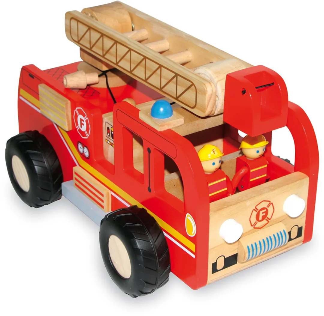 Small Foot Brandweervrachtauto 8509 - Rood