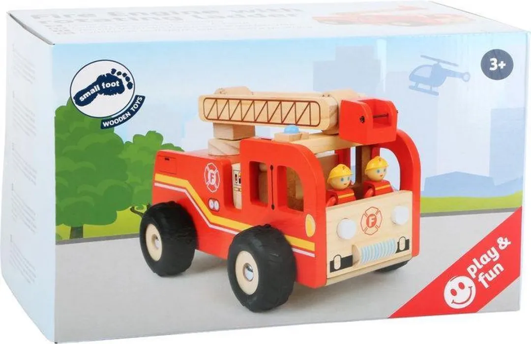 Small Foot Brandweervrachtauto 8509 - Rood