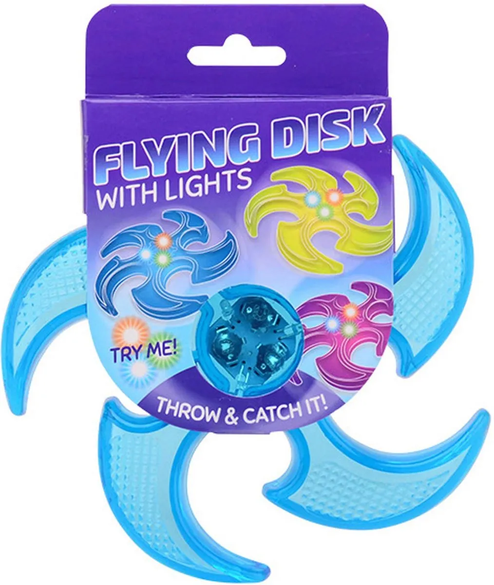 Johntoy Frisbee met Licht 15cm - Siliconen