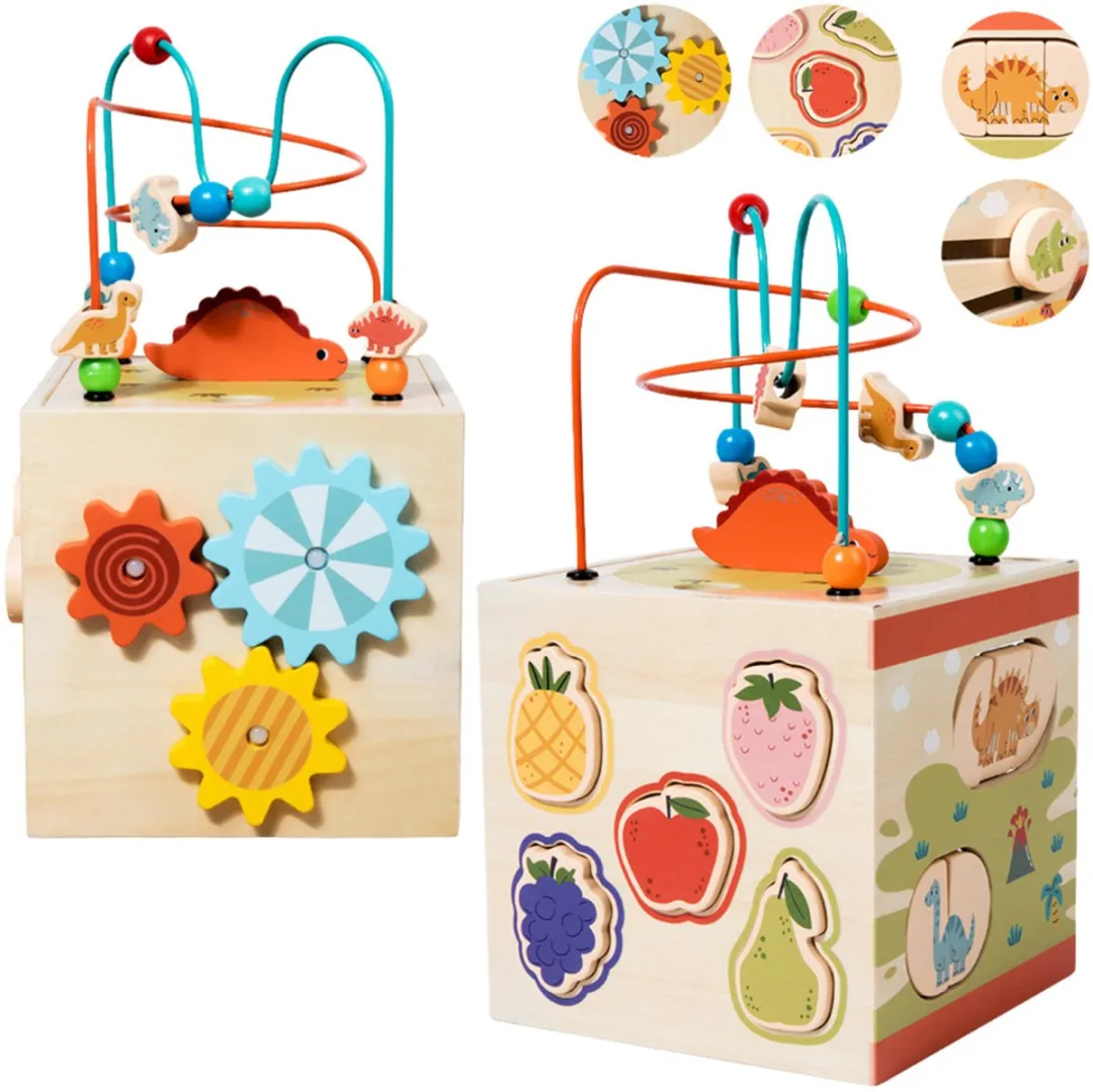 Lean Toys Leerkubus Montessori 5-in-1