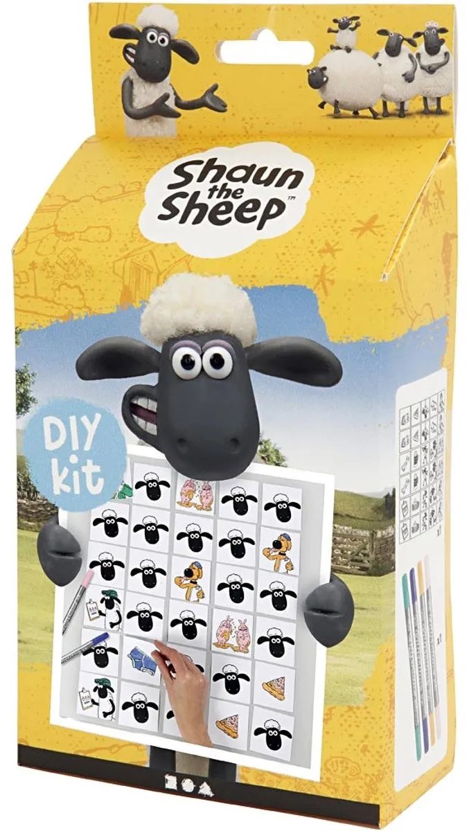 Creativ Company Shaun Memoriespel Tekenset - Multicolor