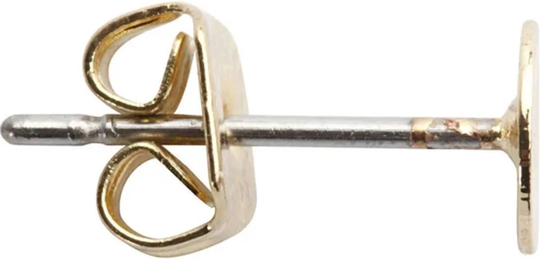 Creativ Company Oorstekers Plat 5mm - Goud & Zilver - 10 Stuks