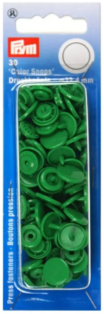 Prym Drukknoop ColorSnaps 12,4mm - 30 Stuks - Groen