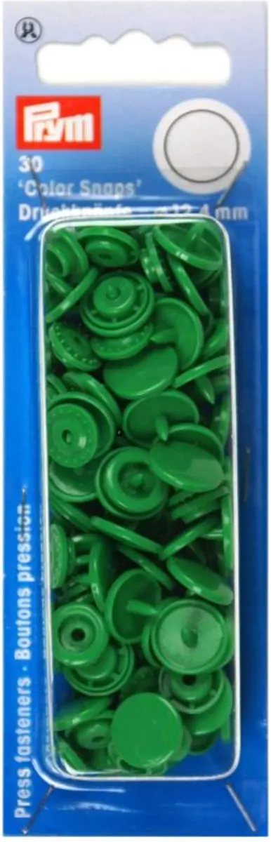 Prym Drukknoop ColorSnaps 12,4mm - 30 Stuks - Groen