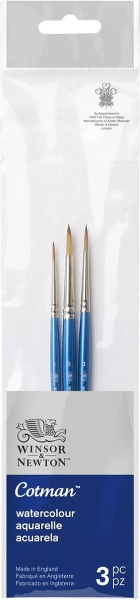 Winsor & Newton Cotman Aquarelpenseel Set 3-delig