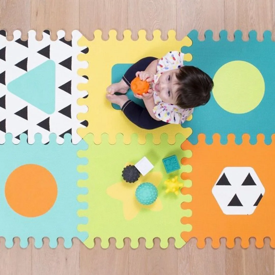 Infantino Soft Foam Puzzle Mat BK-216056 - 6 Stuks - Multicolor