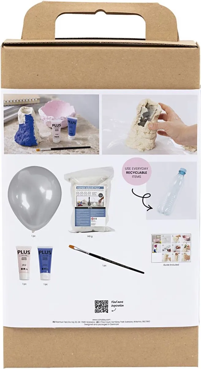 Creativ Company Hobbyset Boetseren Vaas en Schaal - Multikleurig