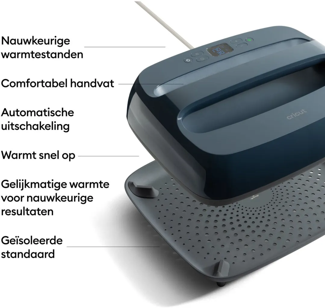 Cricut EasyPress SE 30x25cm + Mat - Blauw